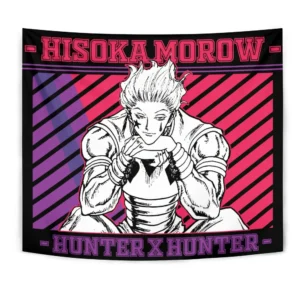 Hisoka Morow Tapestry Custom Anime Bedroom Living Room Home Decoration