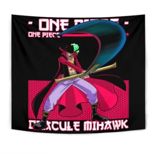 Dracule Mihawk Tapestry Custom Anime Wall Decor
