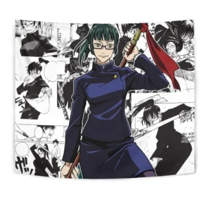 Maki Zenin Tapestry Custom Anime Wall Decor