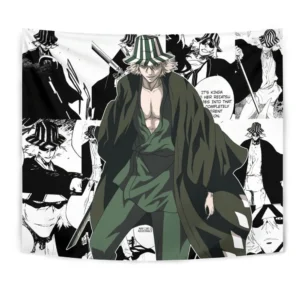 Kisuke Urahara Tapestry Custom Bleach Anime Manga Wall Decor