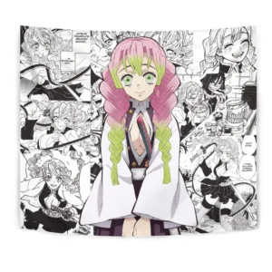 Mitsuri Kanroji Tapestry Custom Anime Manga Wall Decor