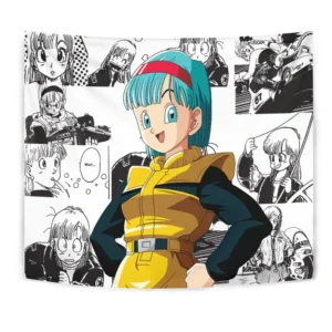 Dragon Ball Bulma Tapestry Custom Anime Manga Wall Decor