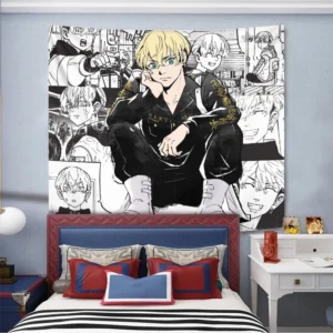 Chifuyu Matsuno Tapestry Custom Tokyo Revengers Manga Anime Wall Decor
