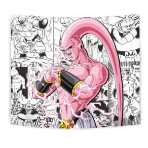 Dragon Ball Skinny Majin Buu Tapestry Custom Anime Manga Wall Decor