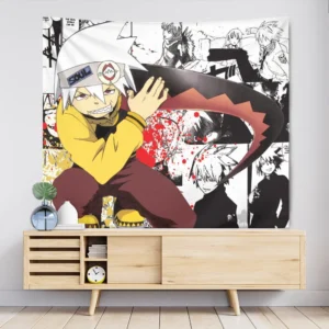 Soul Evans Tapestry Custom Soul Eater Manga Anime Wall Decor