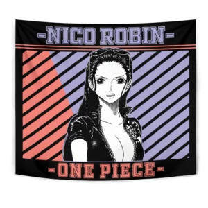 Nico Robin Tapestry Custom Anime Room Wall Decor