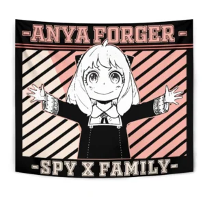 Anya Forger Tapestry Custom Anime Room Wall Decor