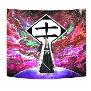 Kenpachi Zaraki Tapestry Custom Galaxy Bleach Anime Wall Decor