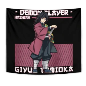 Giyuu Tomioka Tapestry Custom Anime Wall Decor