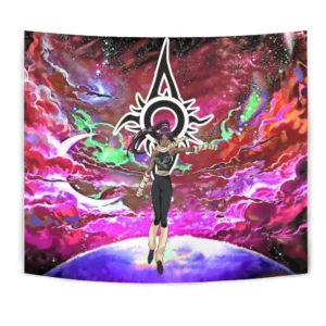 Shihouin Yoruichi Tapestry Custom Galaxy Bleach Anime Wall Decor