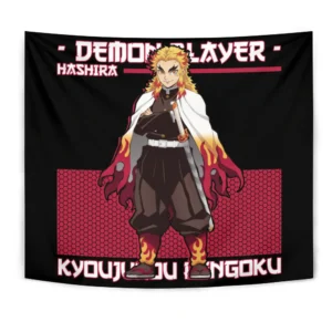 Kyoujurou Rengoku Tapestry Custom Anime Wall Decor