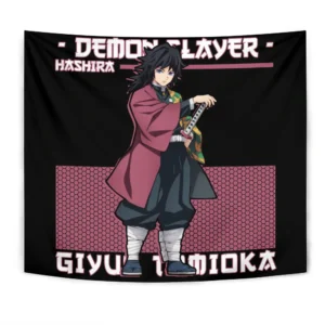 Giyuu Tomioka Tapestry Custom Anime Home Decor