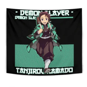 Tanjirou Kamado Tapestry Custom Anime Home Decor
