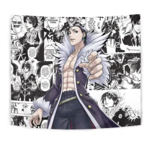 Chrollo Lucilfer Tapestry Custom Anime Mix Manga Wall Decor