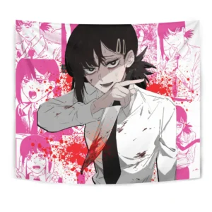 Kobeni Higashiyama Tapestry Custom Chainsaw Man Anime Manga Wall Decor