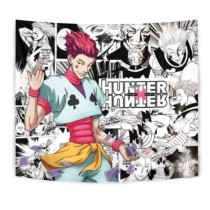 Hisoka Tapestry Custom Anime mix Manga Home Room Wall Decor