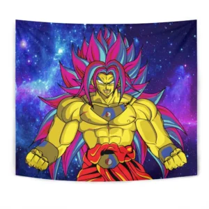 Dragon Ball Broly Tapestry Custom Anime Room Wall Decor