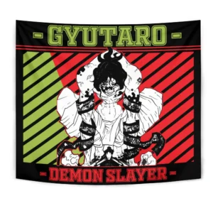 Gyutaro Tapestry Custom Anime Home Decor