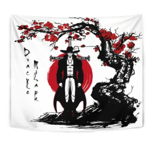 Dracule Mihawk Tapestry Custom Japan Style Anime Home Decor