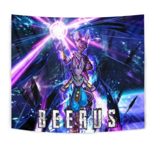 Dragon Ball Beerus Tapestry Custom Anime Home Decor