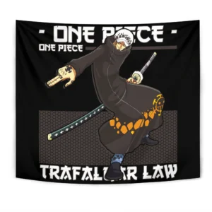 Trafalgar D. Water Law Tapestry Custom Anime Wall Decor