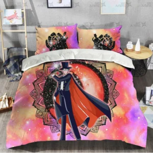 Tuxedo Mask Bedding Set Custom Sailor Moon Anime Bedroom