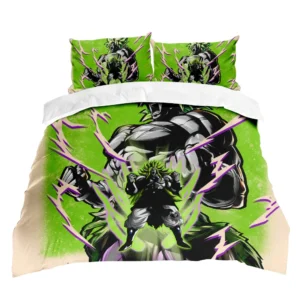 Dragon Ball Broly Legendary Super Saiyan Bedding Set Anime Custom
