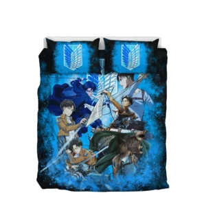 Levi Ackerman Custom Bedding Set Home Decor