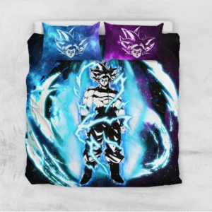 Dragon Ball Goku Ultra Instinct Bedding Set Custom Galaxy Anime Room Decor
