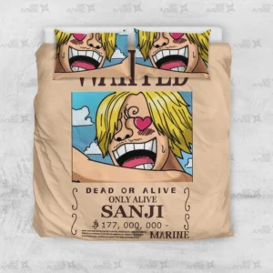 Sanji Bedding Set Custom Anime Bedroom