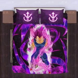 Vegeta Ultra Ego Bedding Set Custom Anime Bedroom