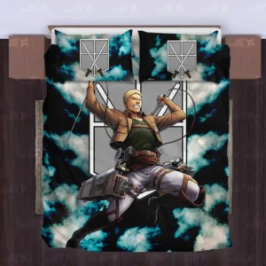 AOT Reiner Bedding Set Custom Anime Bedroom