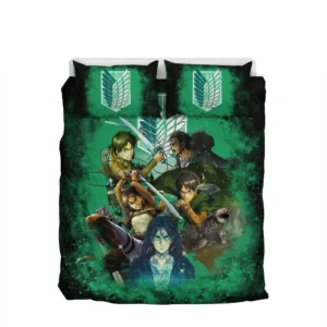 Eren Yeager Custom Bedding Set Home Decor