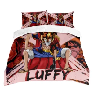 Monkey D. Luffy Dressrosa Arc Bedding Set Anime