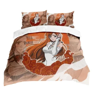 Orihime Inoue Bedding Set Anime Bedroom Decor