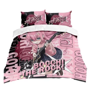 Hitori Gotoh Bedding Set Anime Bedroom Decor