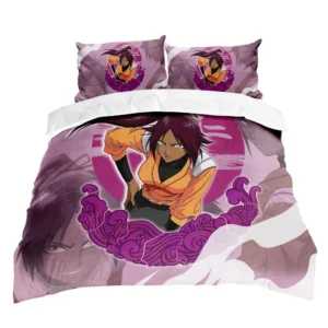 Yoruichi Shihouin Bedding Set Anime Bedroom Decor