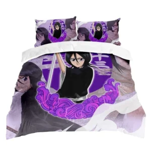 Rukia Kuchiki Bedding Set Anime Bedroom Decor
