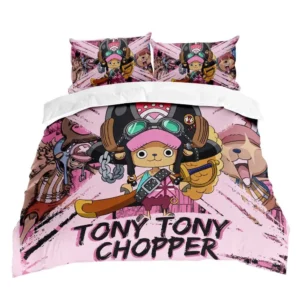 Tony Tony Chopper Bedding Set Anime Bedroom Decor