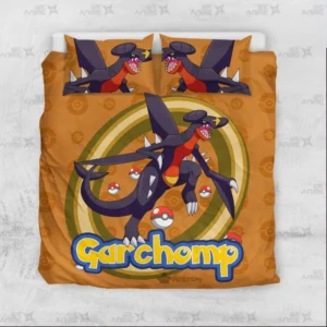 Pokemon Garchomp Bedding Set Custom Anime Bedroom