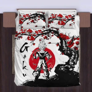 Dragon Ball Goku SSJ Bedding Set Custom Japan Style Anime