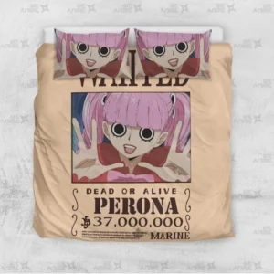 Perona Wanted Bedding Set Custom Anime Bedroom