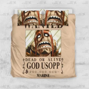 Usopp Bedding Set Custom Anime Bedroom