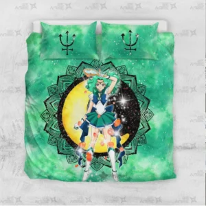 Sailor Uranus Bedding Set Custom Sailor Moon Anime Bedroom