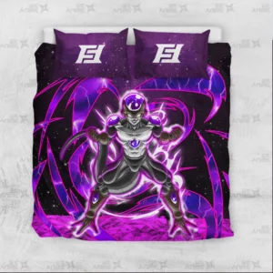 Black Frieza Bedding Set Custom Super Super Heroes Anime Bedroom