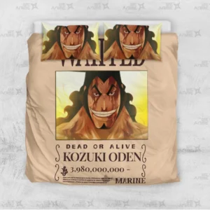 Kozuki Oden Bedding Set Custom Anime Bedroom