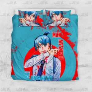 Aki Hayakawa Bedding Set Custom Chainsaw Man Anime Bedroom