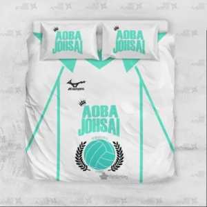 Aoba Johsai Bedding Set Custom Haikyuu Anime Bedroom