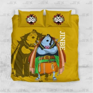Jinbe Bedding Set Custom Red Anime Home Decor
