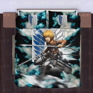 Armin Arlert Bedding Set Custom Attack On Titan Anime Bedroom